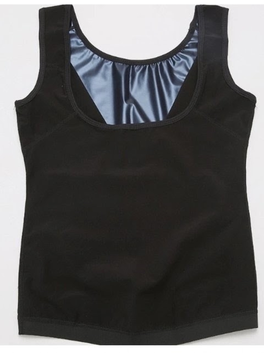 Sweat Shaper Black Neoprene Sauna Tank Top